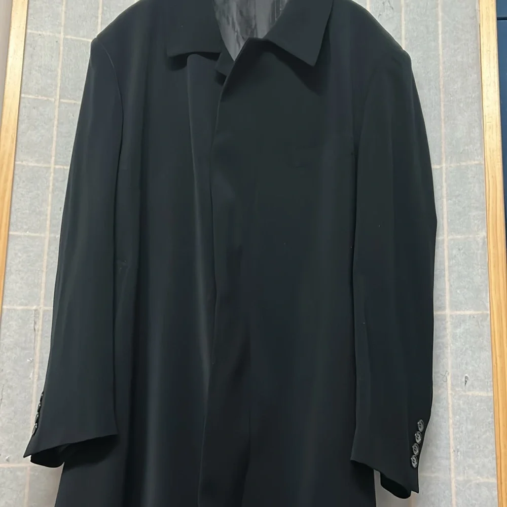 FALCONE MEN OVER COAT
Classic Black Button-Up Coat - Picture 2 of 10